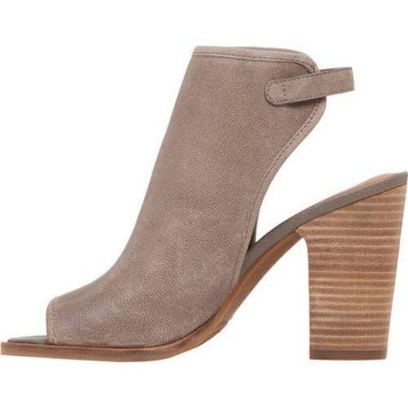 Lucky Brand Shoes - Lucky Brand lisza Peep-Toe Leather ankle Booties